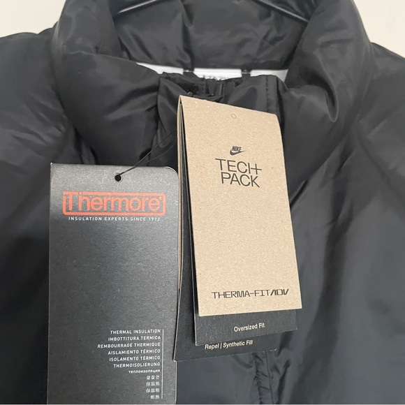 Nike Tech Pack Therma-Fit ADV Puffer Black Vest Men’s Size XL DV9972-010 - Picture 5 of 5
